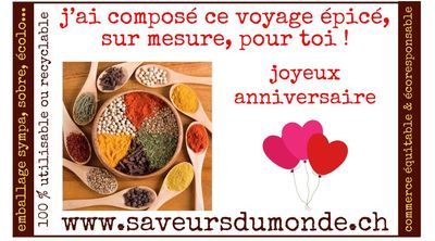 2. Image Carton KADO "Joyeux anniversaire"