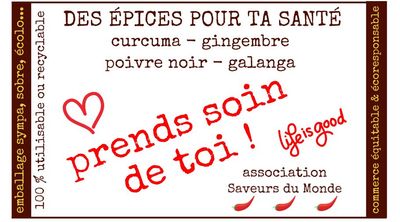 Carton KADO - DES ÉPICES POUR TA SANTÉ