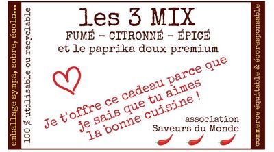 Carton KADO - LES 3 MIX : FUMÉ – CITRONNÉ – ÉPICÉ et le fameux paprika doux premium