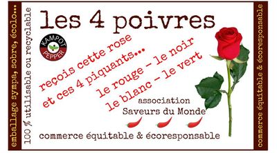 Carton KADO - LES 4 POIVRES