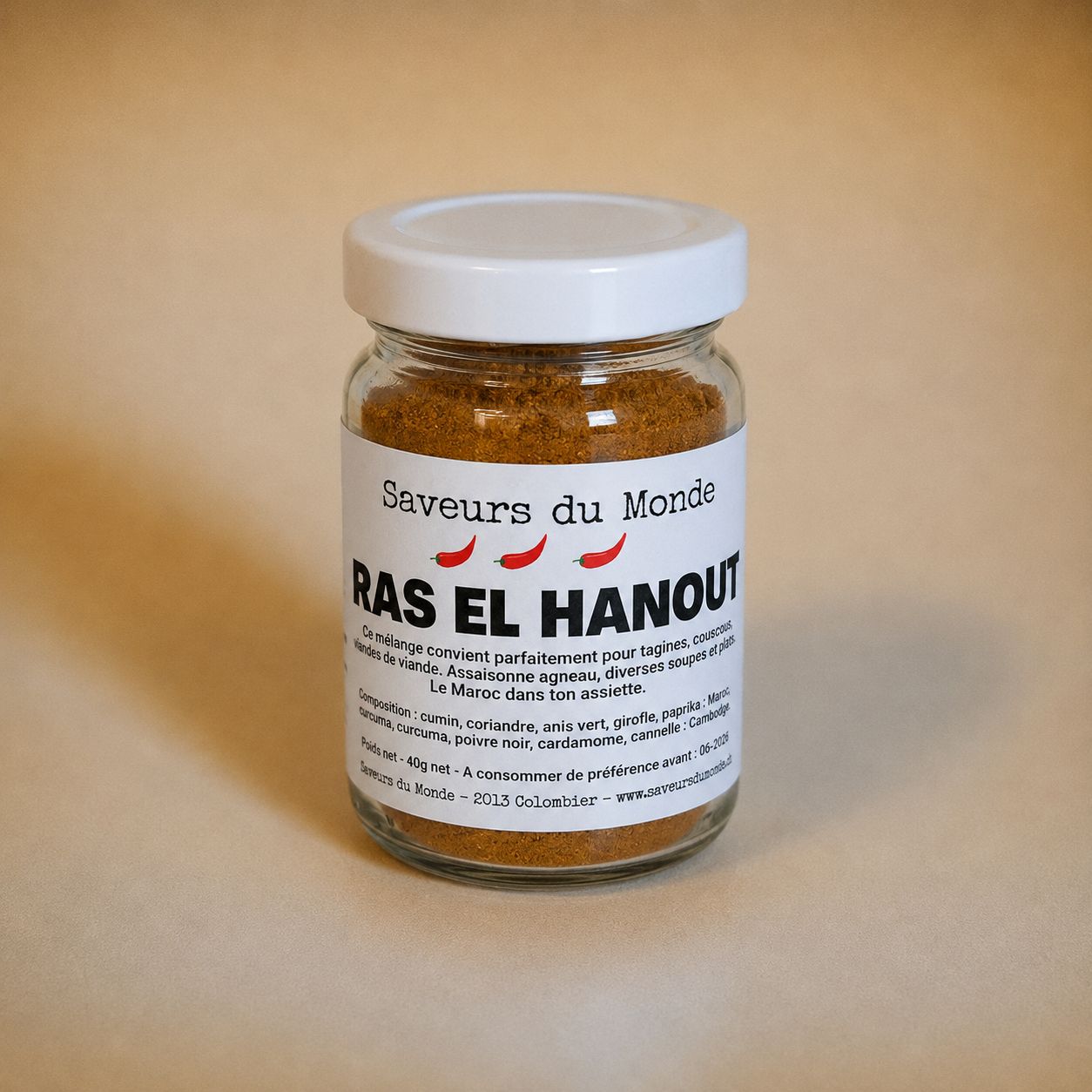 Ras el hanout - bocal de 40g Ras el hanout - bocal de 40g