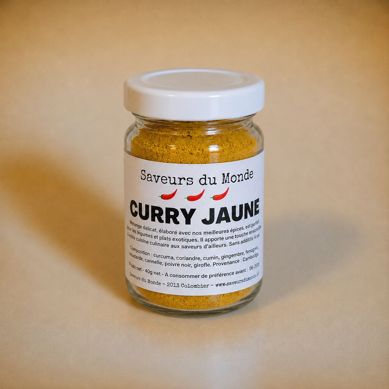 Curry jaune - 40g Curry jaune - 40g