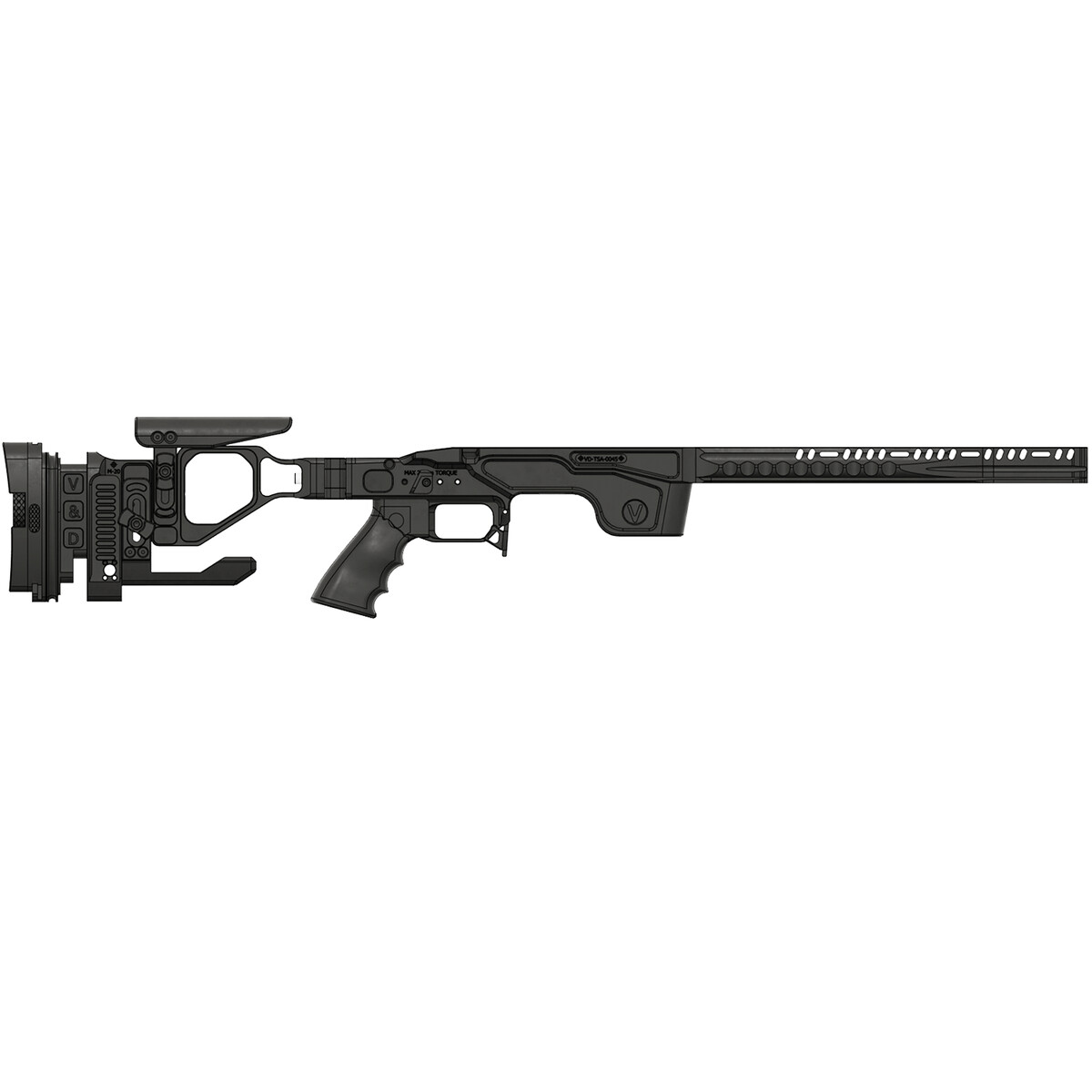 Vision & Design Chassis for Tikka T3 CTR with Open Top Frontguard