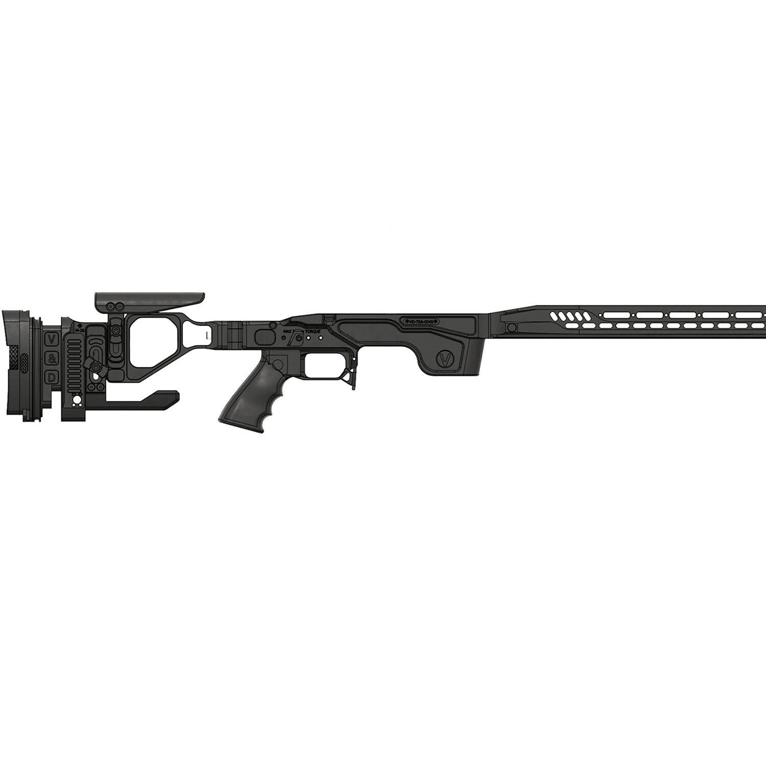 Vision & Design Chassis for Tikka T3 CTR with Competition Mid Length Frontguard