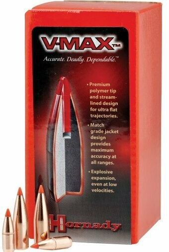 .224" Hornady  VMax, 40 Grain Bullets