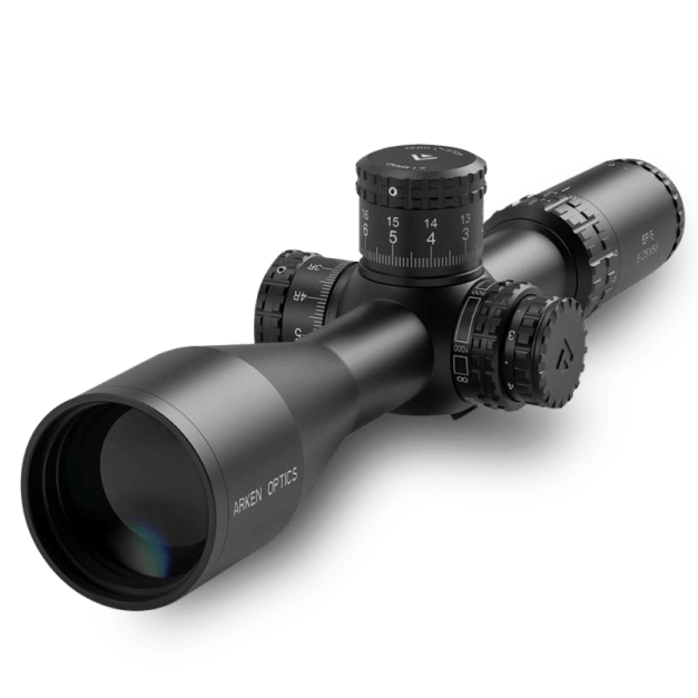 ​Arken Optics EP5 5-25X56mm FFP
MIL VPR Illuminated Reticle Riflescope with Zero Stop || 34mm Tube
