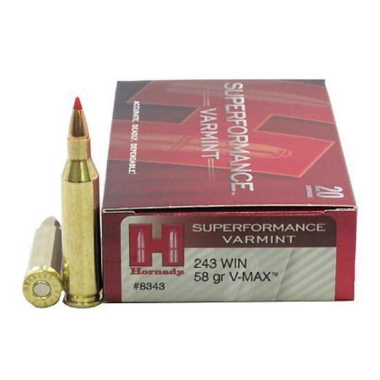 .243Win, Hornady VMax 58 Grain Bullets
