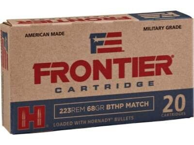 .223 Rem Hornady Frontier, 68 Grain HPBT Ammunition