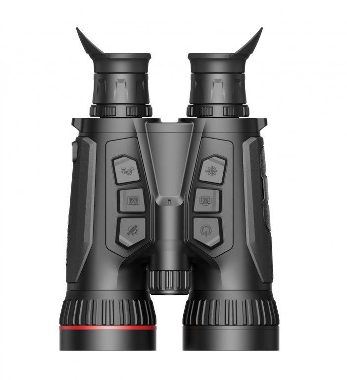HIKMICRO Habrok Pro HX60L Multi-Spectrum Thermal Binocular - 1280px 60mm with 4K Optical Camera LRF and Harness