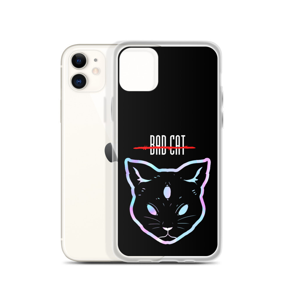 &quot;BAD CAT&quot; iPhone case