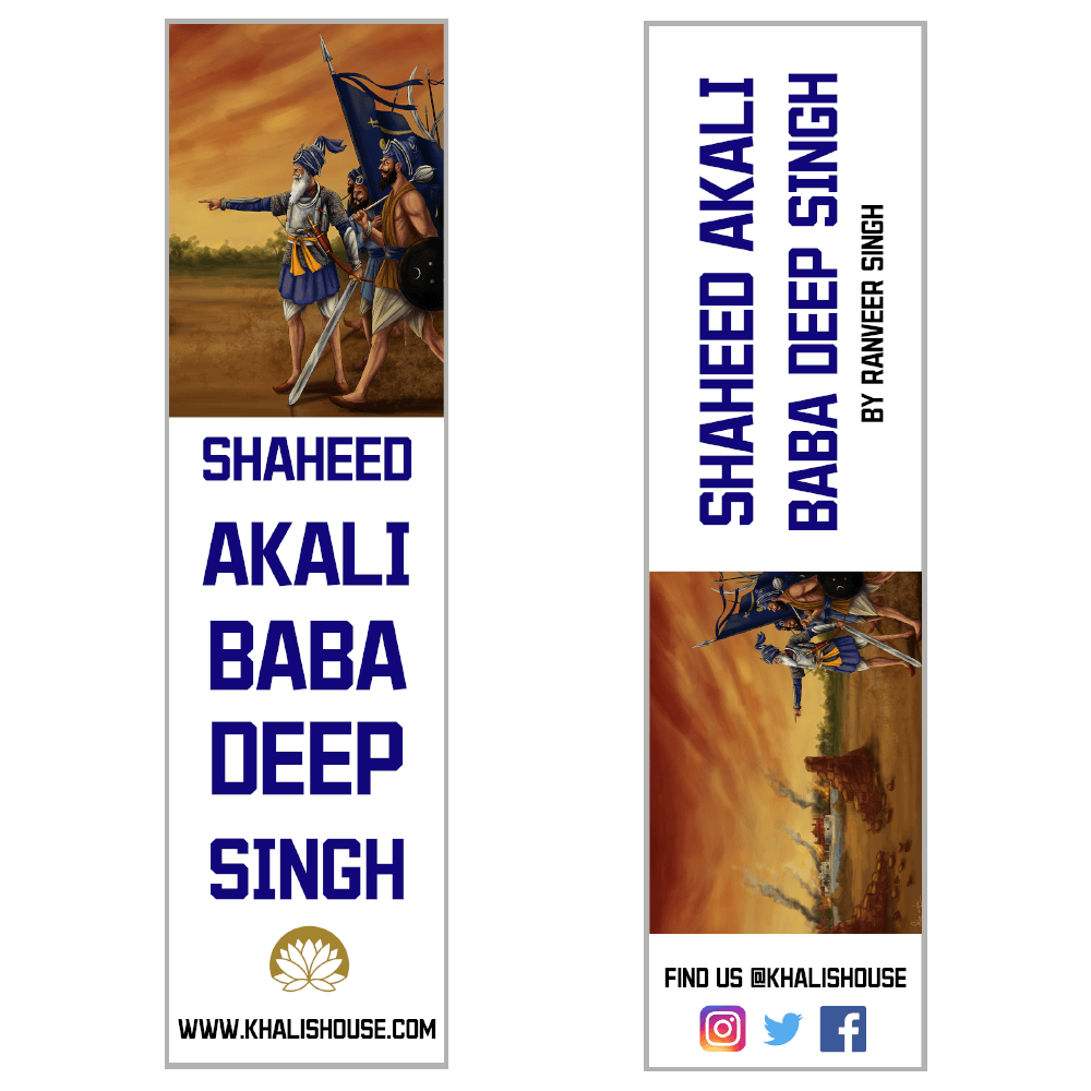 Shaheed Akali Baba Deep Singh - Bookmark
