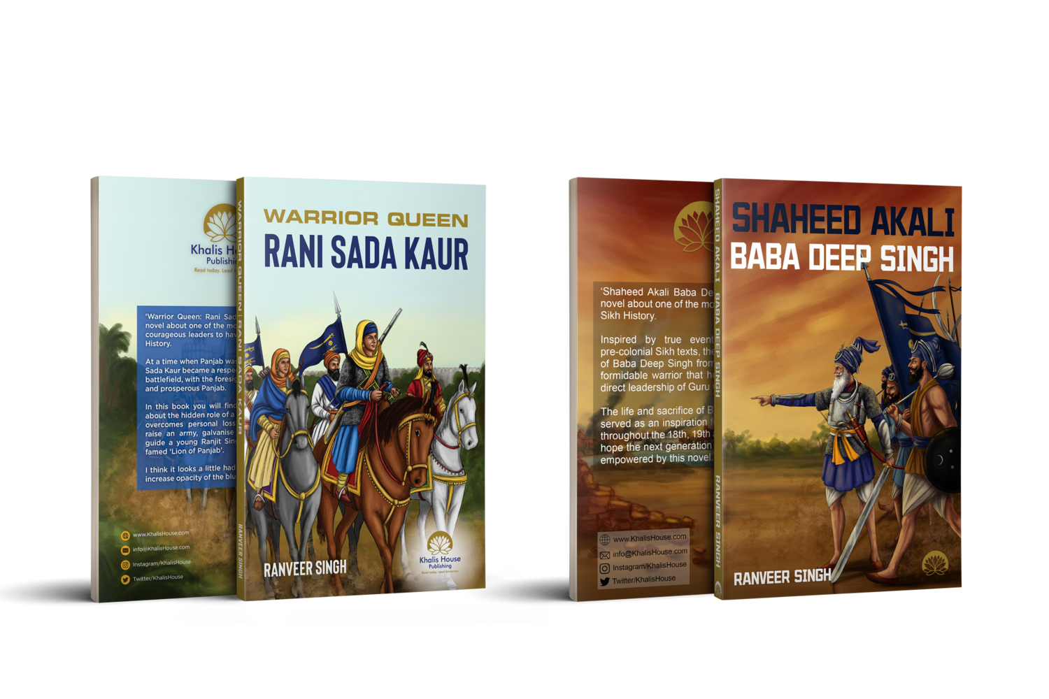BUNDLE - Warrior Queen Rani Sada Kaur & Shaheed Akali Baba Deep Singh