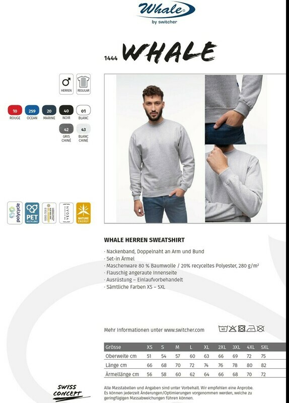 Sweatshirt Whale by Switcher 1444