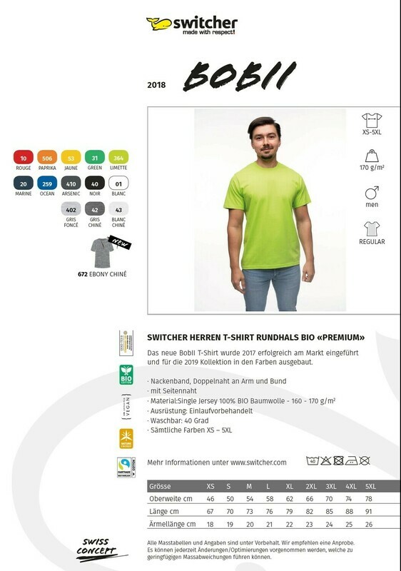 T-Shirt Bio Switcher BobII