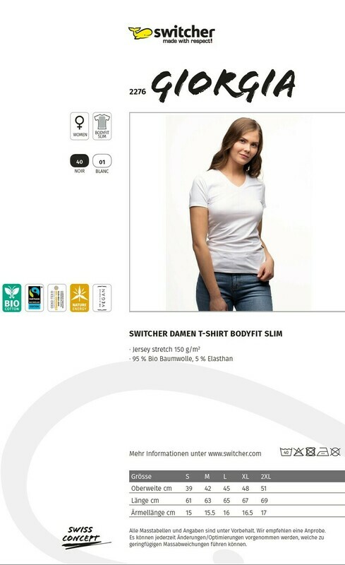 Damen stretch T-Shirt Switcher Giorgia
