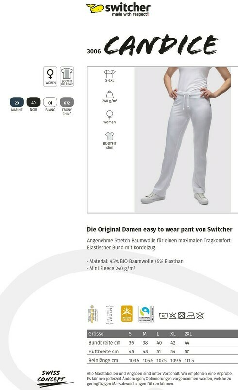 Easy to wear pant Switcher Candice