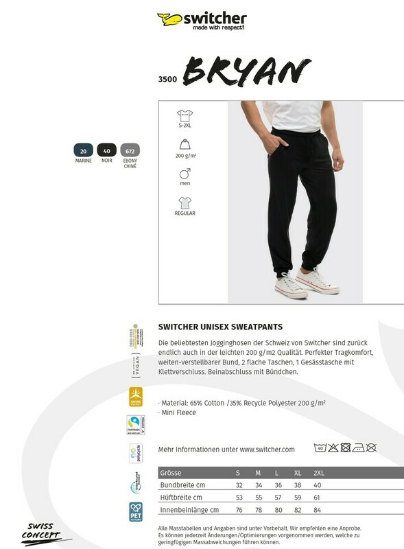 Leichte unisex Switcher Sweatpants  Bryan