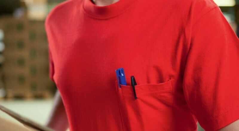 Kurzarm T-Shirt Whale mit Brusttasche