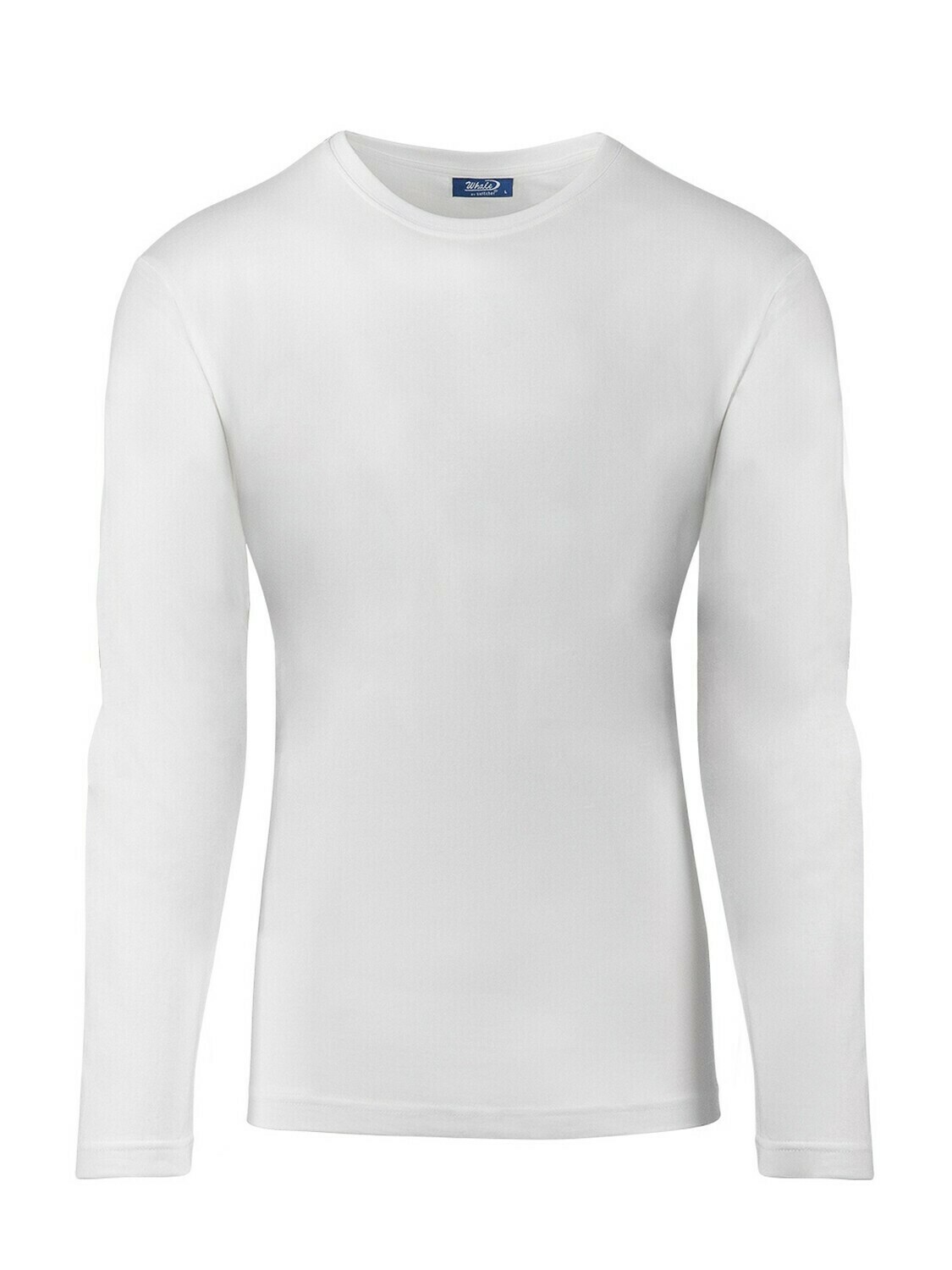 Langarm T-Shirt Whale, Farben: 1 Blanc