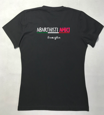 Damen Rundhals T-Shirt, Farben: 1 Schwarz