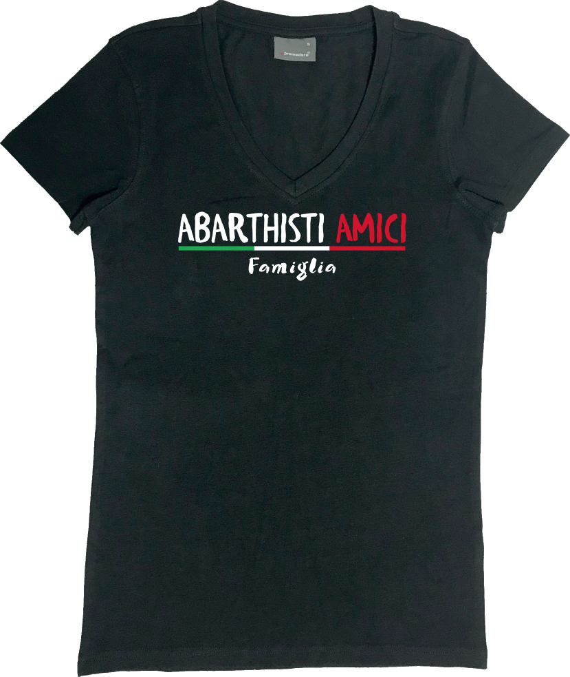 Freizeit Shirt Damen mit V-Ausschnitt, Farben: 1 Schwarz