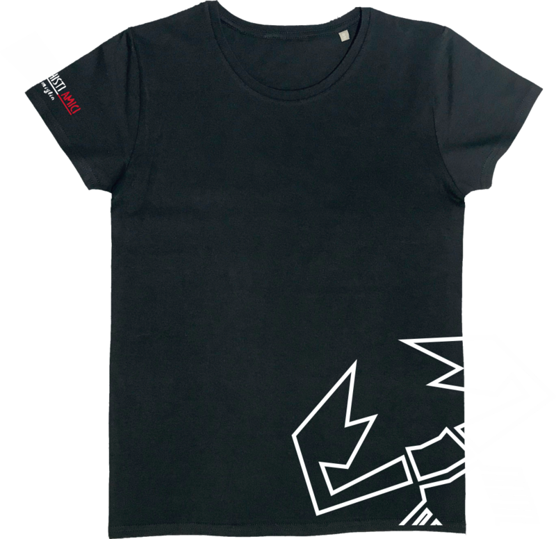 Damen Rundhals T-Shirt Scropione Underline