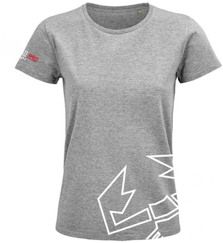 Damen Rundhals T-Shirt Scropione Underline