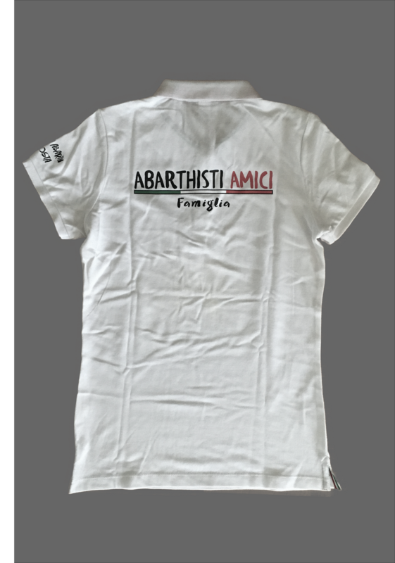Damen Polo-Shirt Tricolore Raduno Abarth Valle D'Aosta Tour