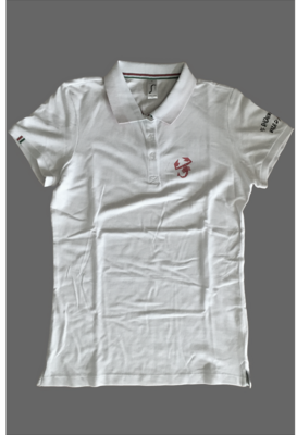 Damen Polo-Shirt Tricolore Raduno Abarth Valle D&#39;Aosta Tour