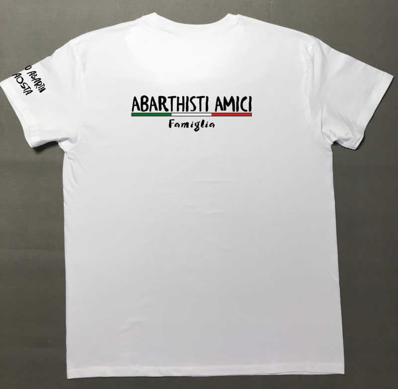 Herren T-Shirt Rundhals Raduno Abarth Valle D'Aosta Tour