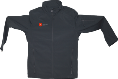 Softshell-Jacke Feuerwehr Stäfa, Farben: schwarz