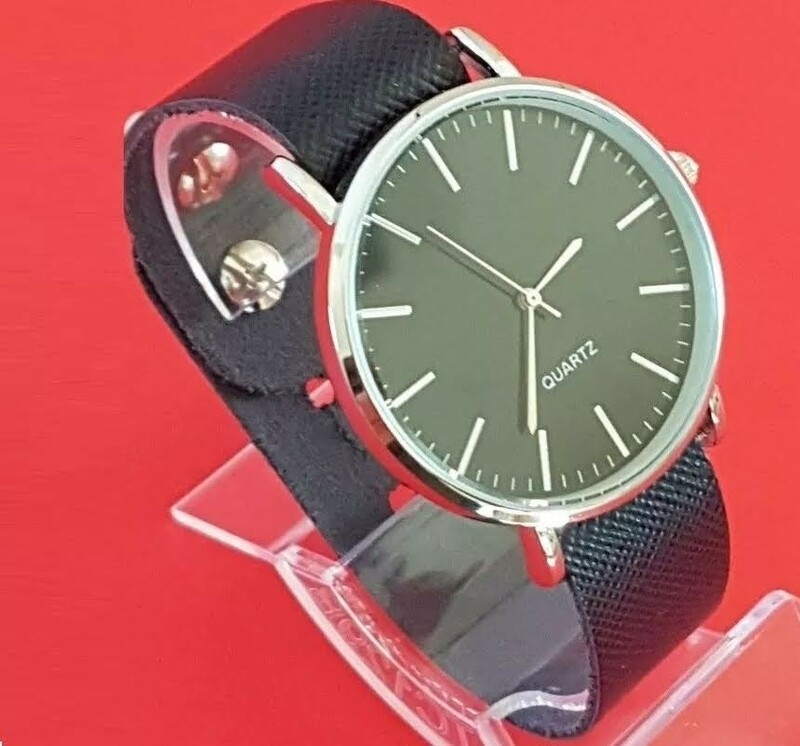 Orologio nero Quartz da polso (uomo)