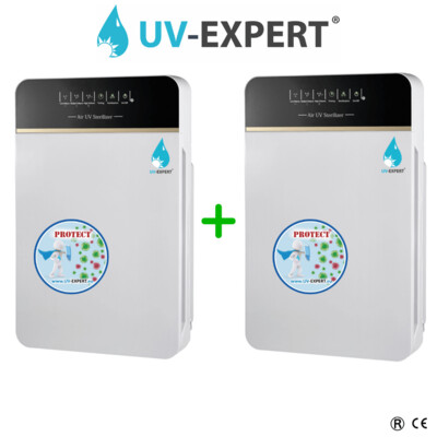 2 x UV-C Luftreiniger / Ventilator - Sparpaket 2 x UV-C Luftreiniger / Ventilator - Sparpaket