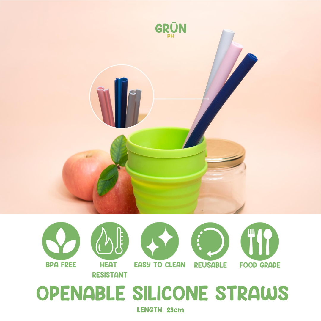 Openable Silicone Straws
