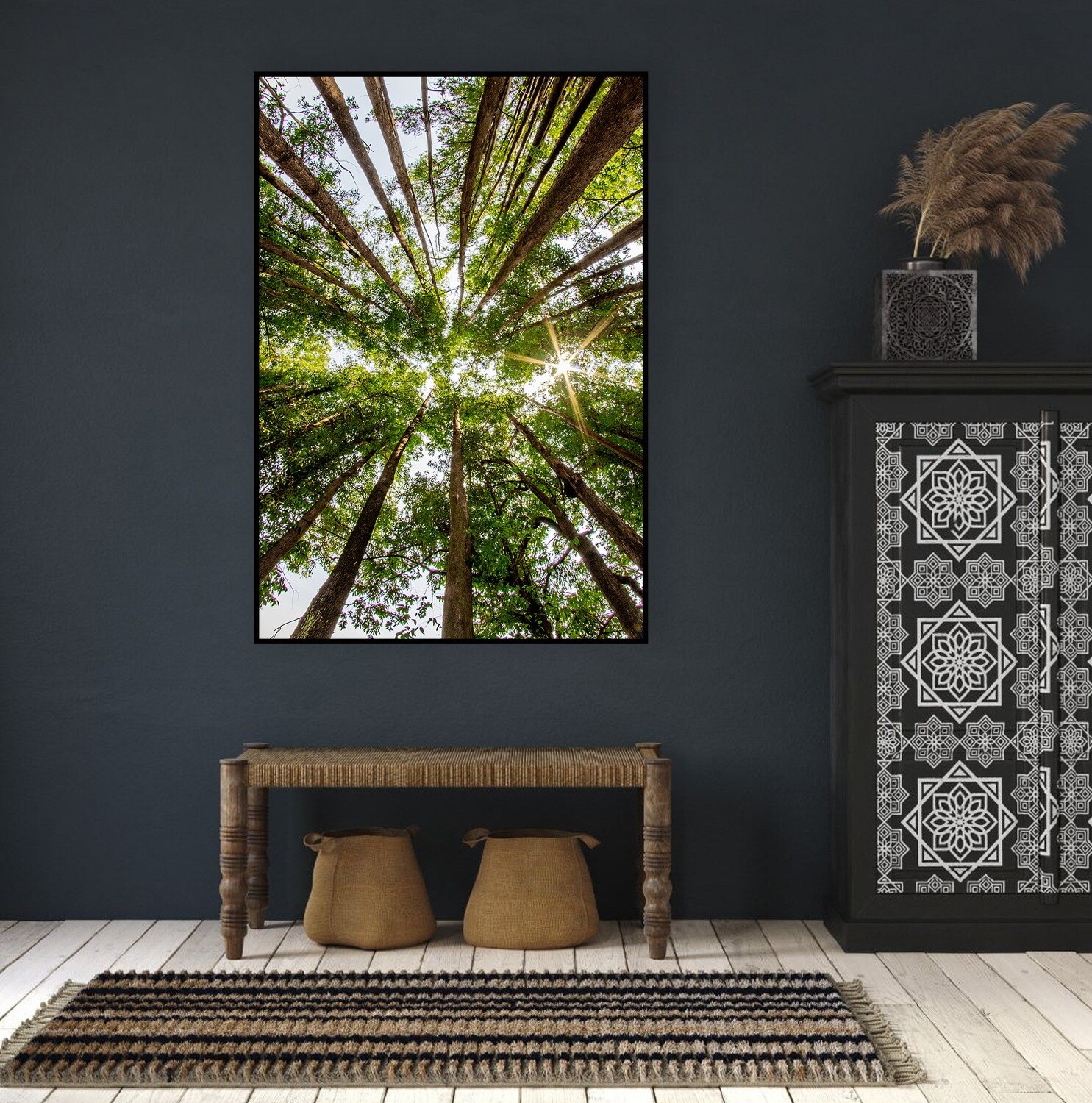 Raio de Sol - Canvas com Moldura