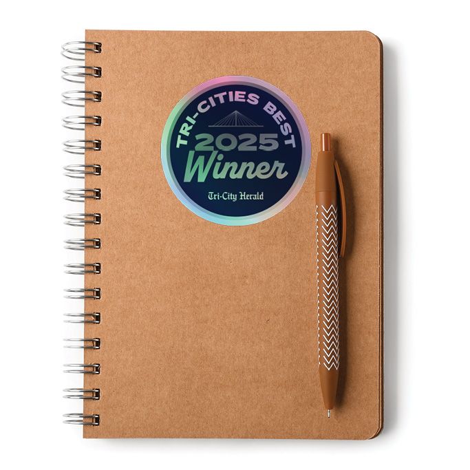 Kiss-Cut Holographic Logo Stickers