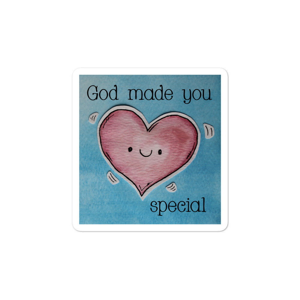 Sticker- God Made You Special
