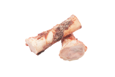 Raw Bison Marrow Bone - 6" x 2ct Bags (12/Case)
