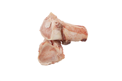 Raw Beef Marrow Bones - 6" x 2ct Bags (12/Case)
