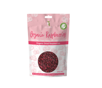 Organic Dried Raspberries