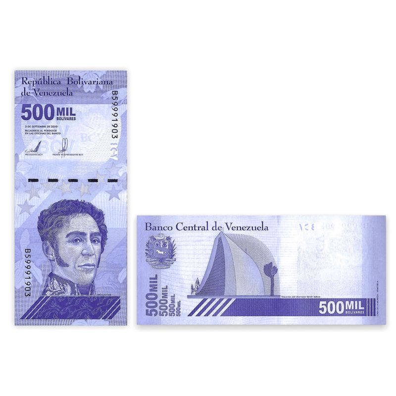 Venezuela 500,000 Bolivar Soberano Banknote, 2020, P-113, UNC