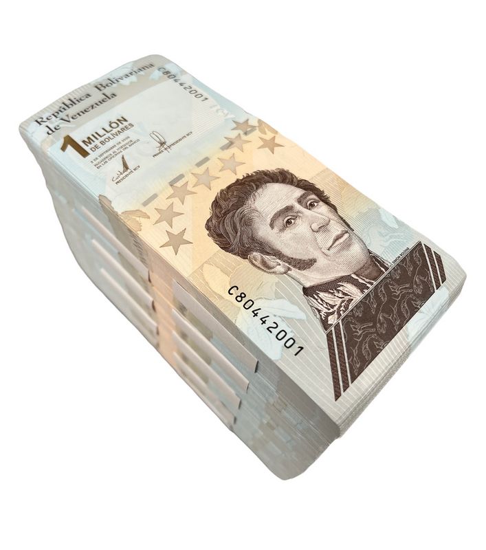 Venezuela 1 Million Bolivar Soberano Banknote, 2020, P-114a.1b, UNC Venezuela 1 Million Bolivar Soberano Banknote, 2020, P-114a.1b, UNC