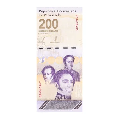 Venezuela 200 Bolivar Digital (Digitales) Banknote, 2023, UNC- 200 Million Soberano