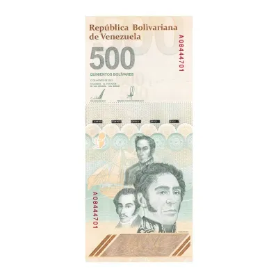 Venezuela 500 Bolivar Digital (Digitales) Banknote, 2023, UNC- 500 Million Soberano