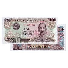 Vietnam 2,000 Dong Banknote, 1988, UNC