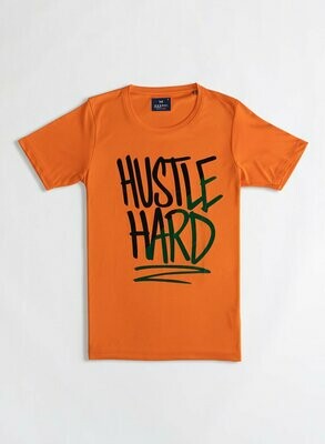 Hussle Hard -Orange (Code-DFHHO)