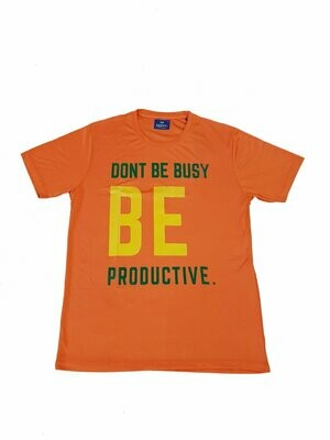 Don't be busy be productive- Orange (Code-DFDBBO)