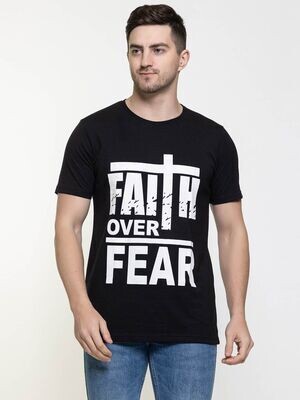 FAITH OVER FEAR ( CROSS) BLACK