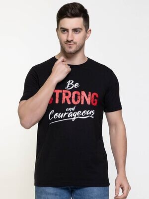 BE STRONG AND COURAGEOUS BLACK