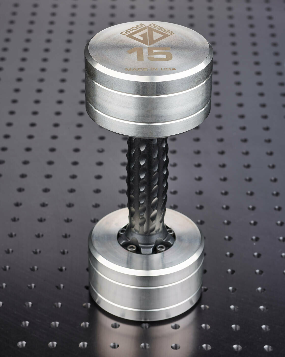 15 pound dumbbells Made in USA Stainless Steel CNC Machined